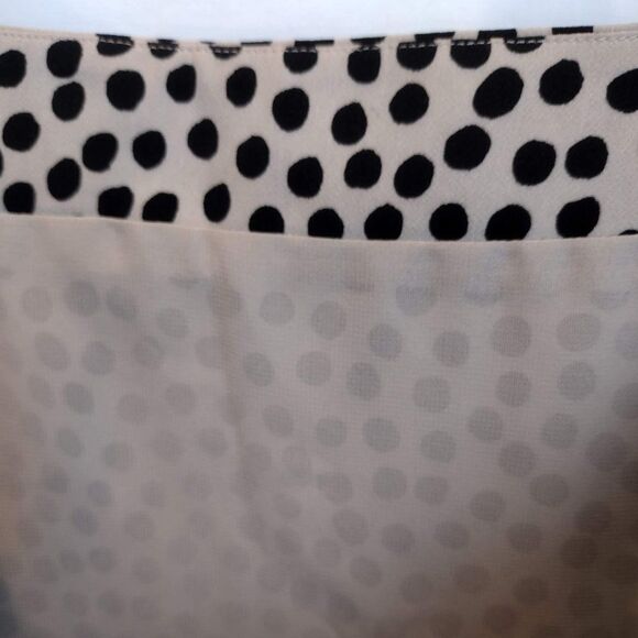 BCBG Generation Polkadot Patchwork A-Line Skirt Size 12 - Picture 15 of 15